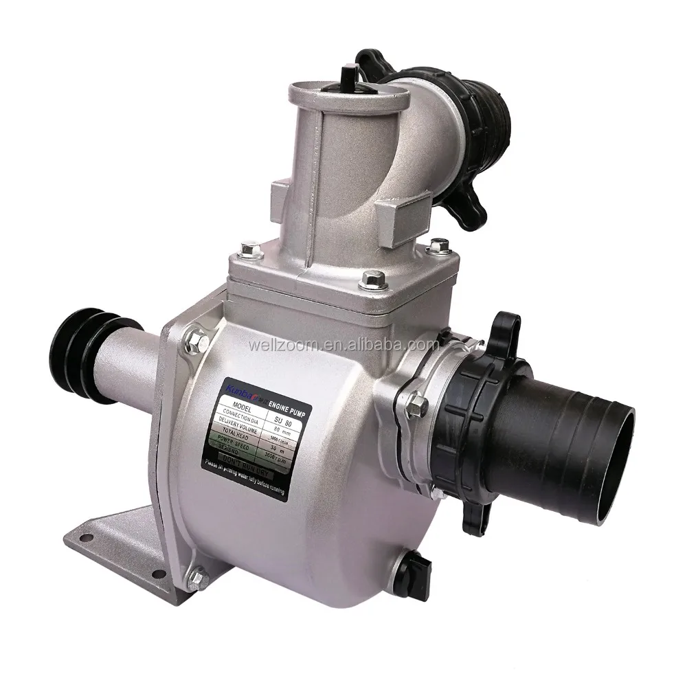 SU80 Agricultural Water Pump 5hp Centrifugal Piston Pump Hydraulic Power Source Gasoline Fuel Customizable Cable Irrigation