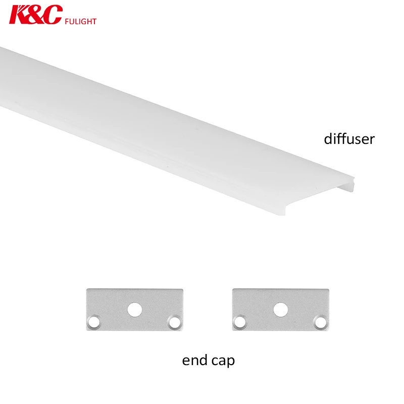 K8-1 Ceiling Wall Alu Profil Channel housing Recessed Architectural Drywall Gypsum Plaster in LED Aluminium Profile