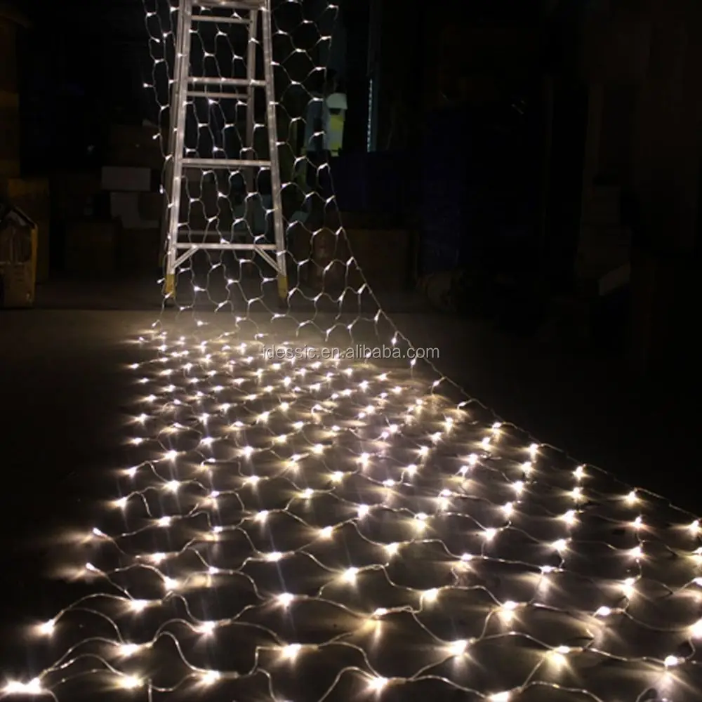 Connectable LED fariy lights net string lights decoration for parties warm white cool white multi color for outdoor