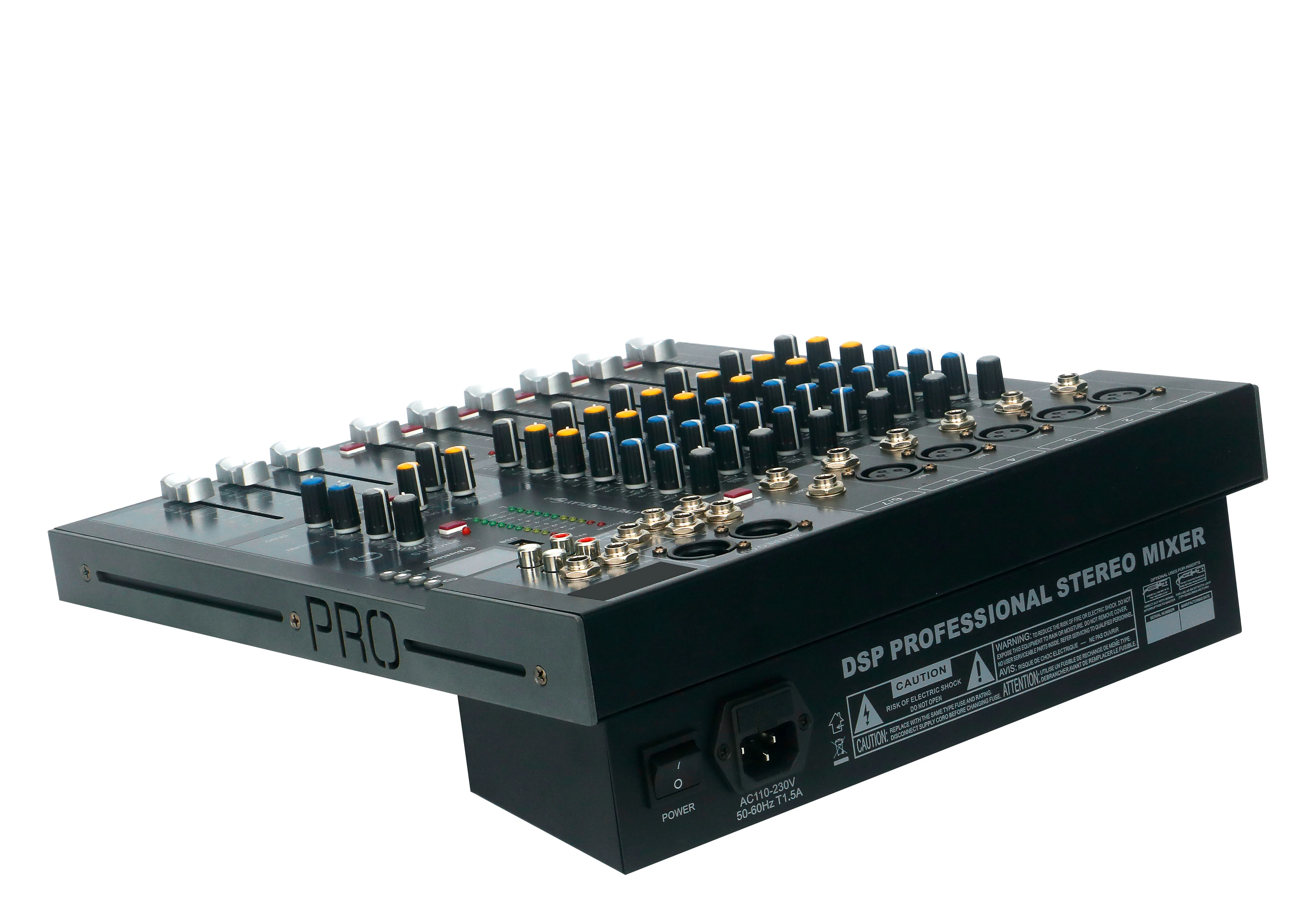 Clavax MR-960 MR 960 MP3 Professional Audio mixer Console DJ Player Independent Phantom Power 6 Channels USB Blue tooth