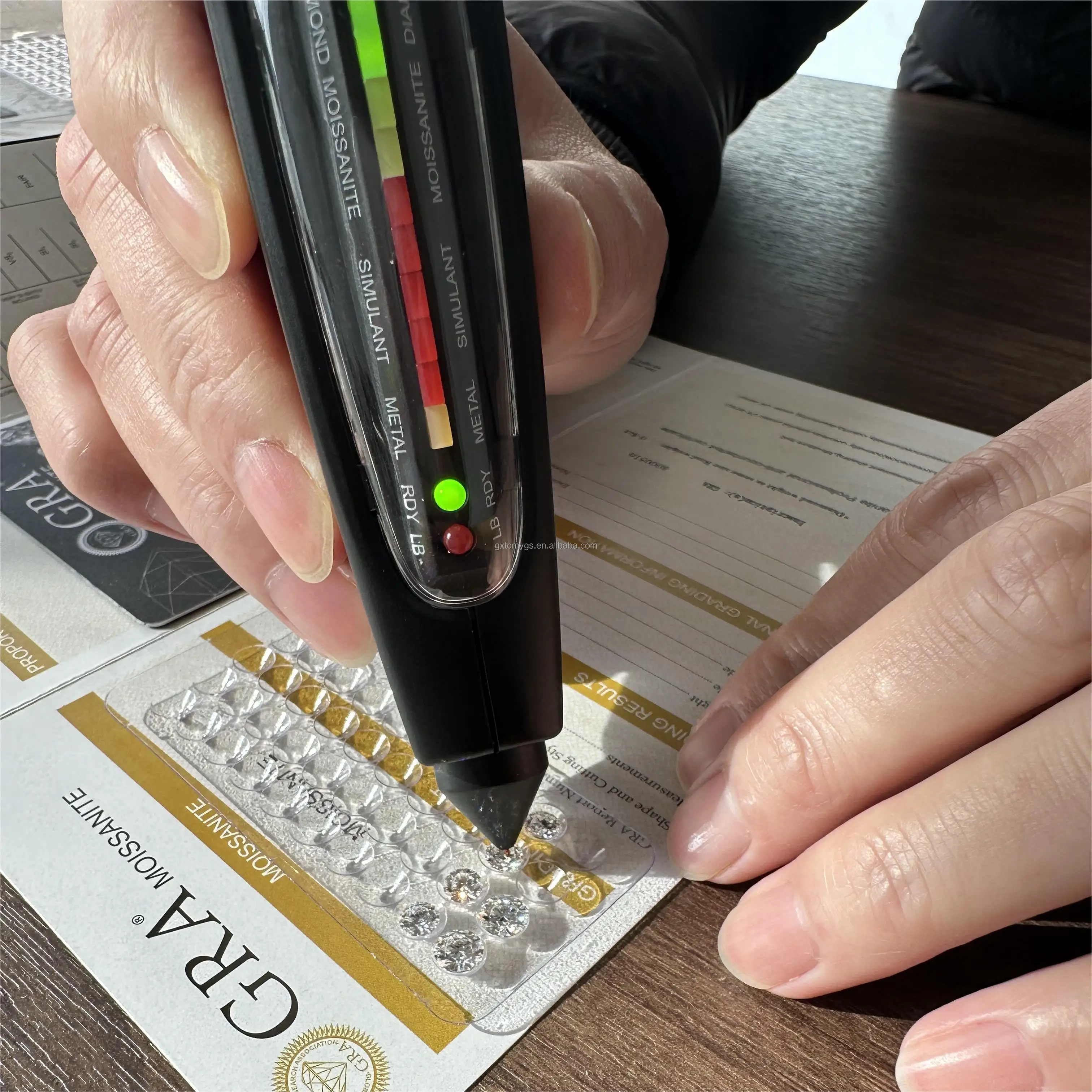 Factory Price Pass Diamond Tester GRA Certificate D Color VVS Round Cut White Moissanite Diamond Loose Moissanite Stone