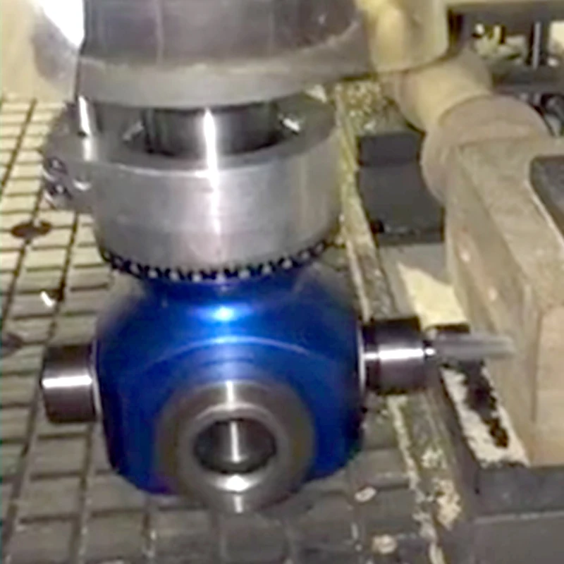 R-TUP Six Surfaces CNC Drilling Machine 4 Tool Magazine CNC Side Milling Boring Machine