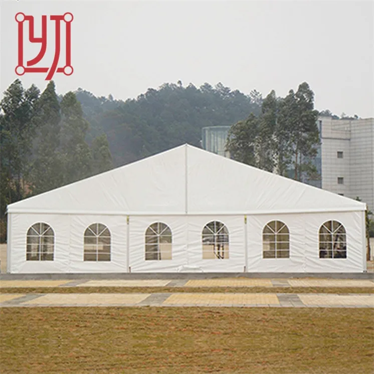 White 850g roof cover luxury outdoor wedding 15x20 40x60 party tents for sale