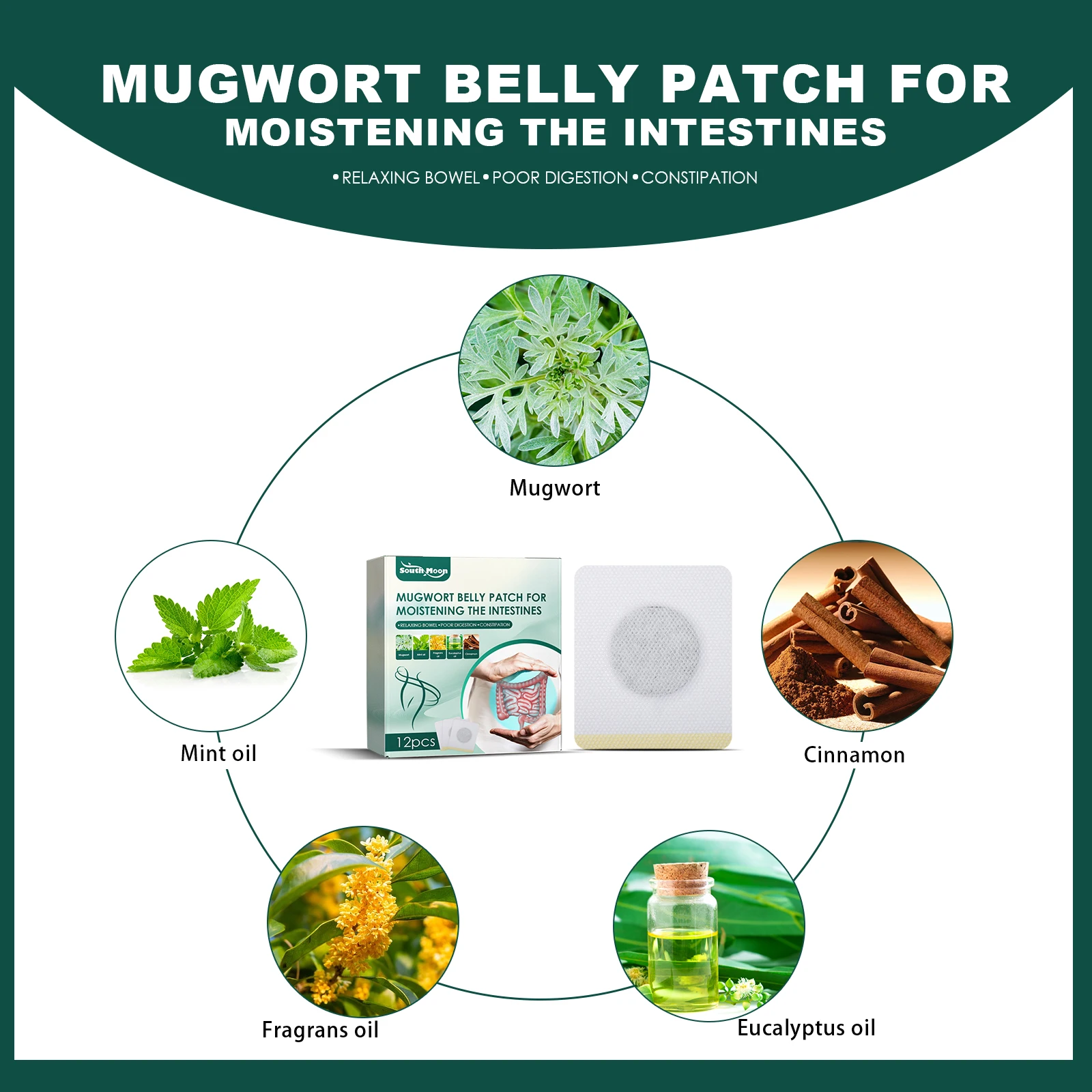 Hot Sale Purge and Shape Your Body Relaxing Bowel Poor Digestion Treating Natural Effective Ingredients Slimming Patch