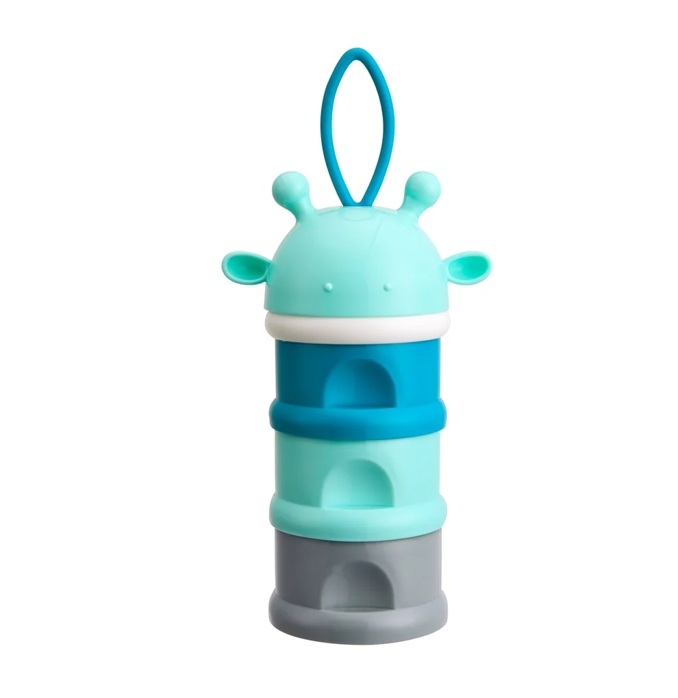 KKKIDS Portable 3 layers Milk Powder Dispenser Baby Formula Food Storage