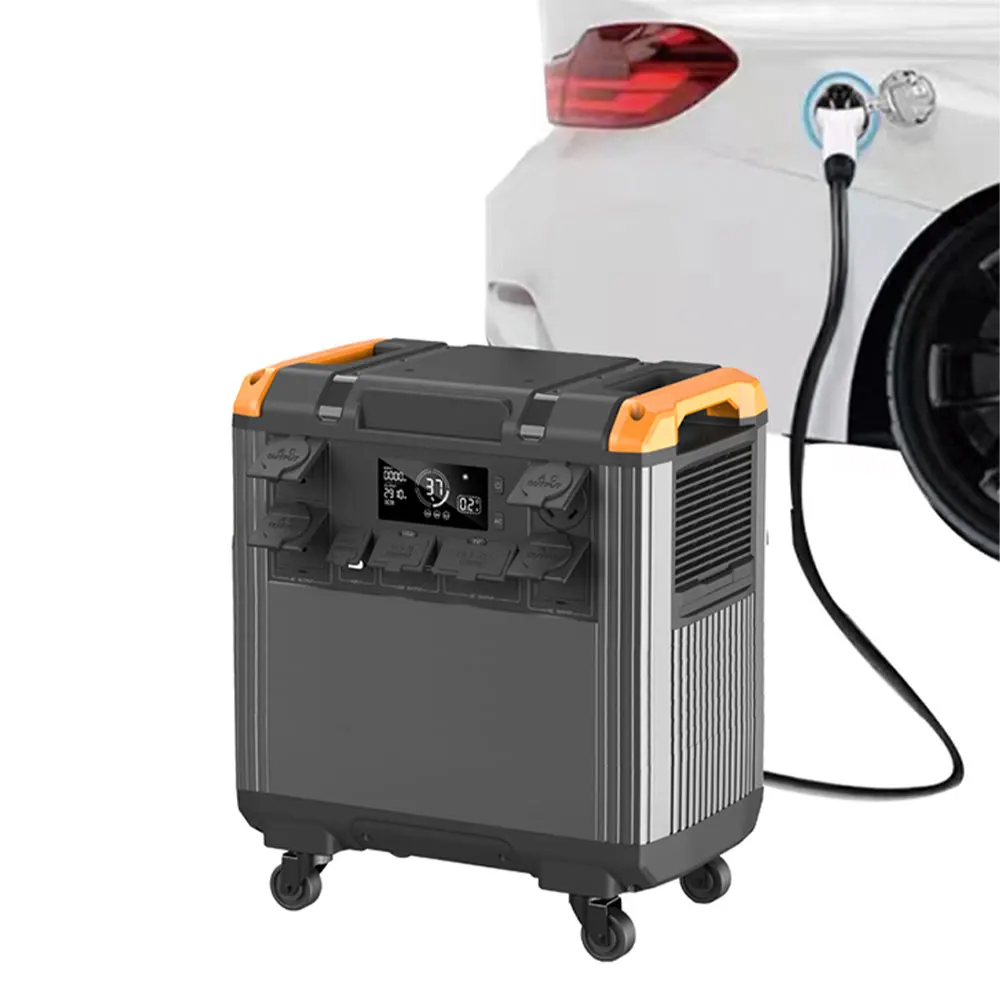 Зеленый генератор солнечной энергии 3000 Вт LiFePO4 5376WH/3 2 V простая в использовании питьевая электростанция для дома и на открытом воздухе