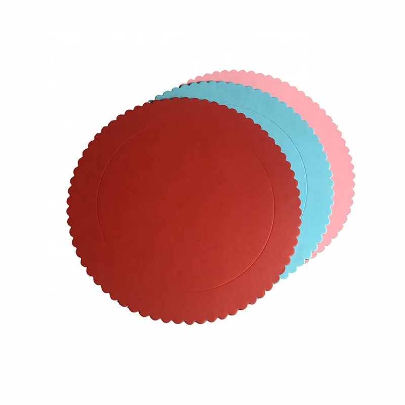 Золотистая Серебристая круглая доска для торта, мини-доска для торта из толстой картона