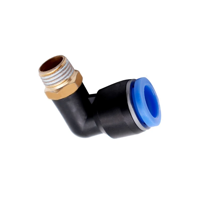 PL series Pipe Fittings Plastic Elbow Tube Connector PL12-02 90 Elbow One Touch Quick Push in Pneumatic Fitting