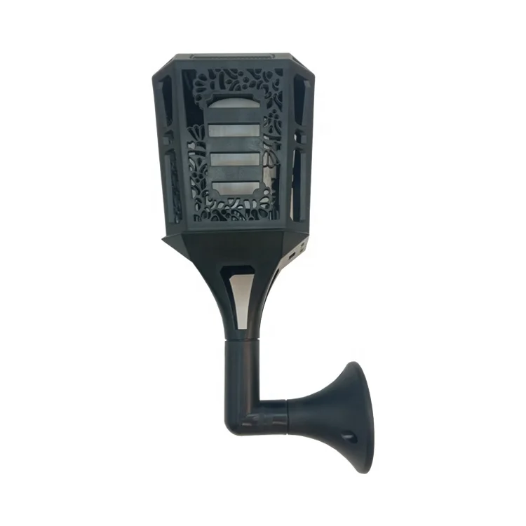 Outside LED Solar Spike Flame Flickering Garden Torch Night Lights with Handle For Outdoor Pathway Garden Landscape Decoration