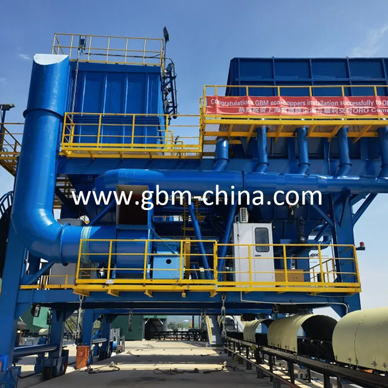 50 m3 Industry mobile bulk cargo port eco hopper