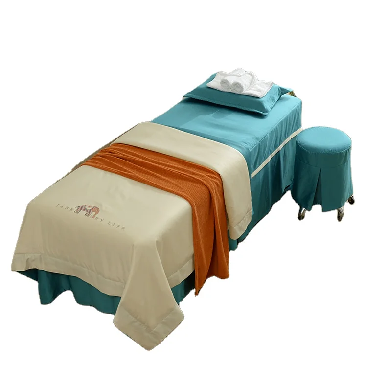 Высококачественное красивое покрывало Beiyayan из 100% полиэстера однотонный Комплект постельного белья четырех предметов и двойной размер на заказ для