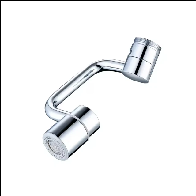 Modern 1080 Degree Swivel Robotic Arm Faucet Kitchen Sink Extension Universal Plastic Brass Hot Cold Water Mixer Bathroom Taps