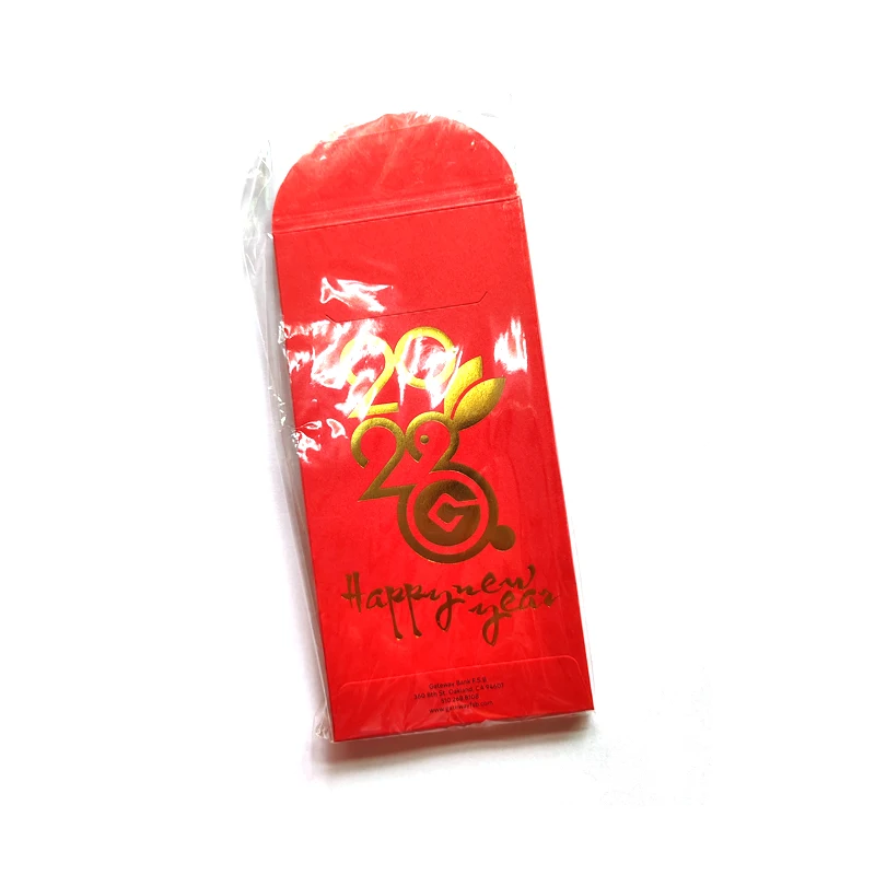 Zuoluo new design high quality fancy paper red pocket envelope