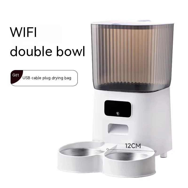 Wholesale Bulk Pet Food Bowl with APP Remote Control for Dogs Automatic Cat Feeder  dog Feeder