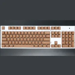 DIY Themes Light/Dark Brown /Earl Red/Lemon Yellow PBT Keycaps for Mechanical Gaming cherry mx Keyboard keycaps set