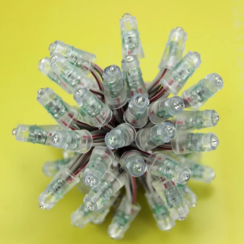 Светодиодный пиксельный светильник Miracle Bean 9 мм Epistar chip pvc F5, водонепроницаемый, с защитой от УФ-лучей, 12 В