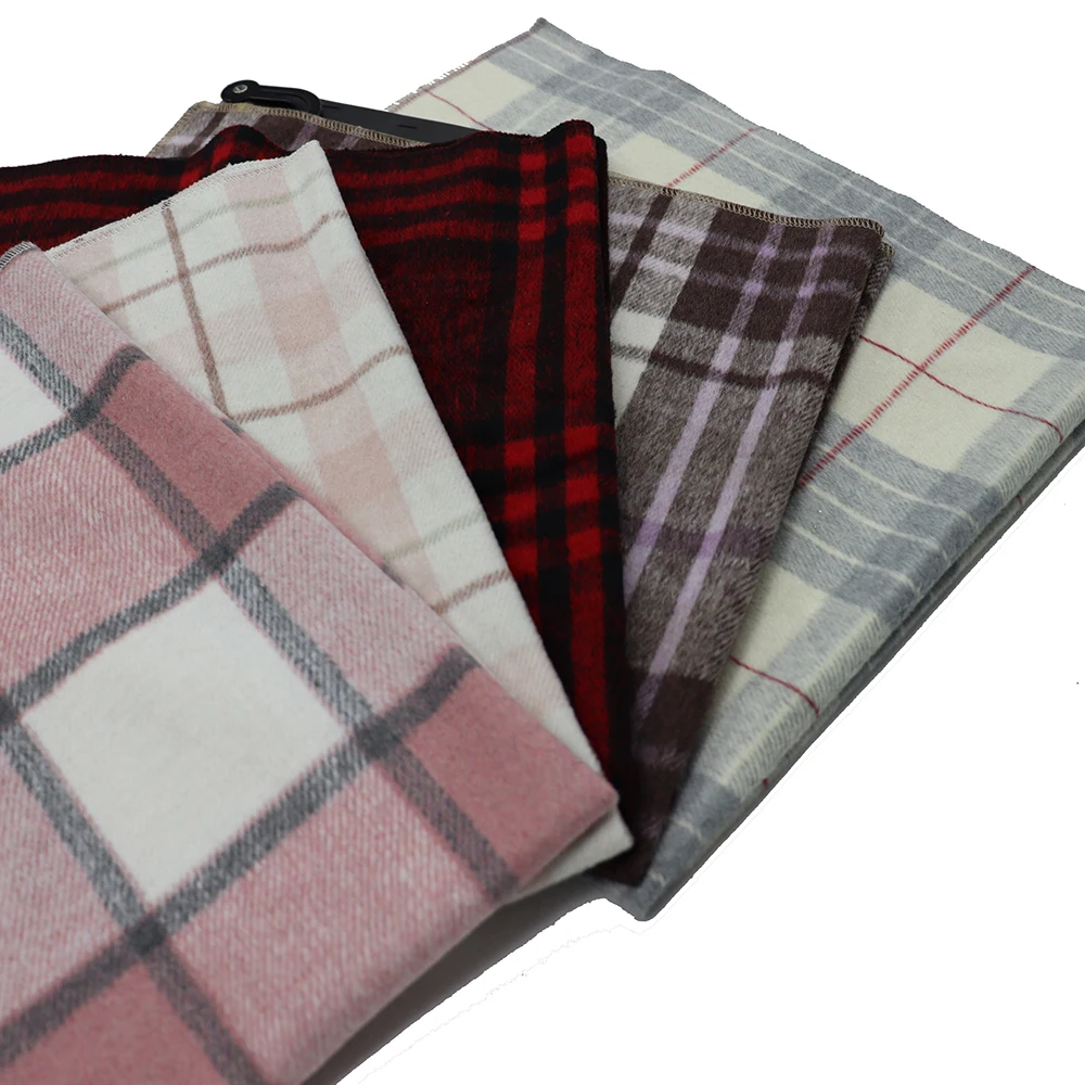 High quality Wholesale cloth yarn dye woven silver Boucle tweed fabric woolen price for clothing