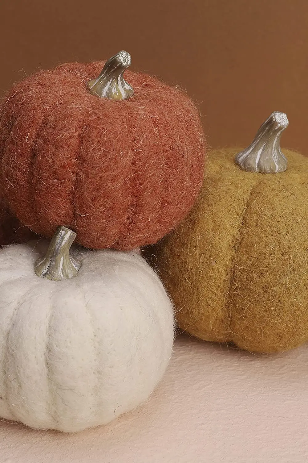 novedadess 2023 Halloween White Pumpkin  Handmade Artificial Pumpkin Decoration Fake Small Pumpkin Set Fall Harvest Farmhouse