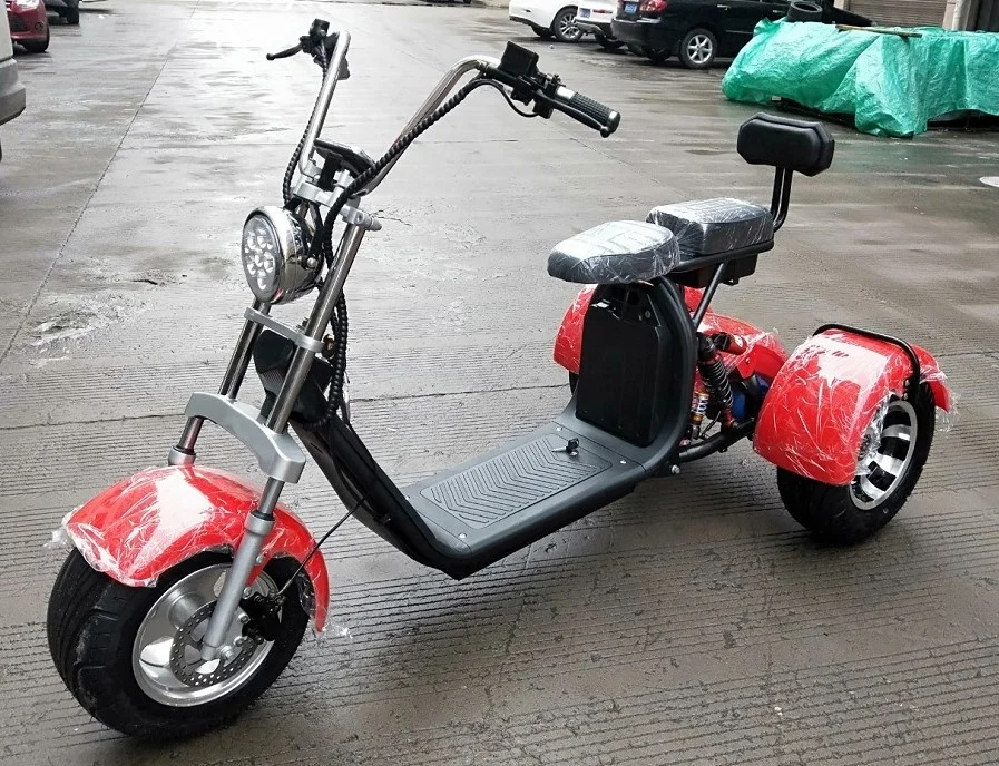 CHINA CHEAP 3 wheel  bike  electric  fat tyre adult 2000W citycoco scooter electric  tricycles