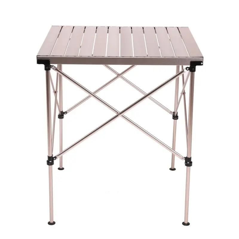 Outdoor Folding Dining Table Portable Aluminum Alloy Dinner Camping Picnic Foldable Table