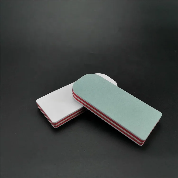 Double Sided Nail Shiner Custom Print Logo Nail Care Buffers Block for Acrylic Nails