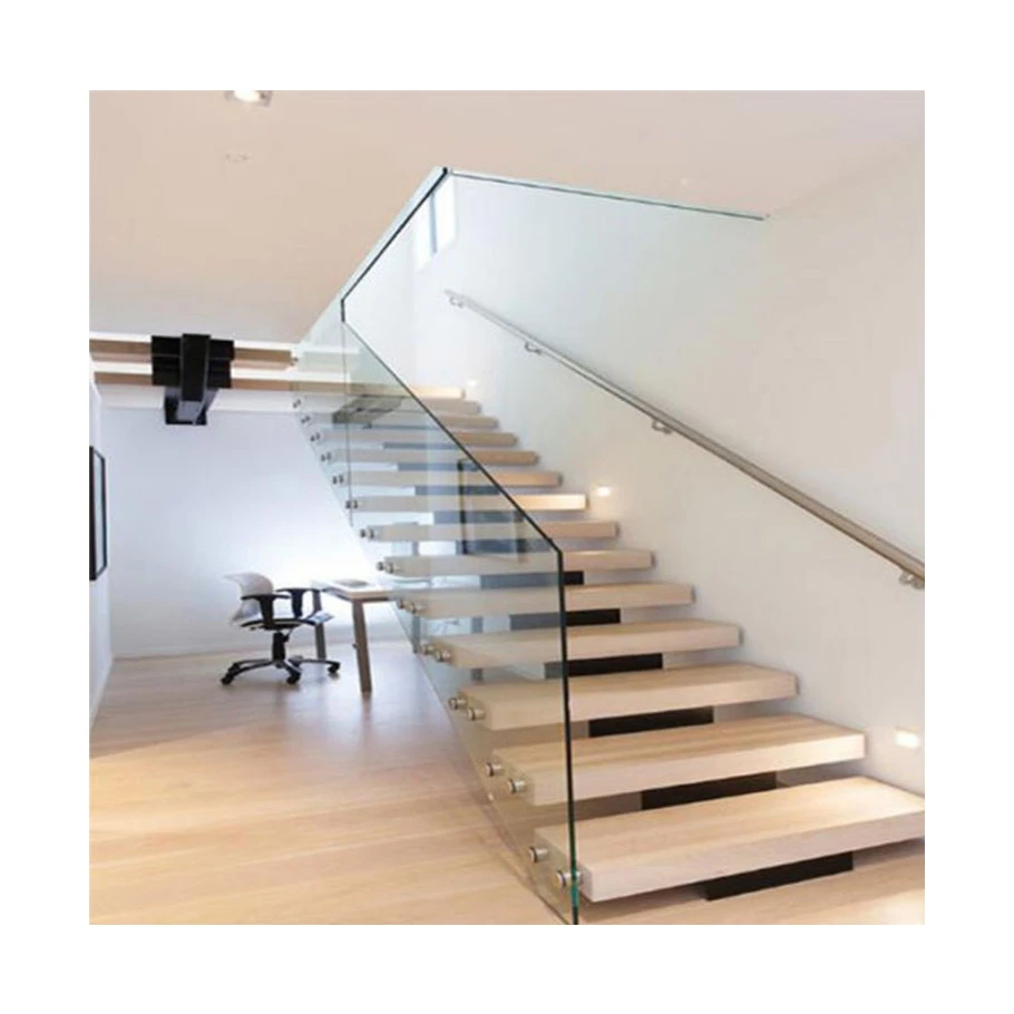 Prima Custom Designs Indoor Wooden Stairs Plank Wooden Staircase