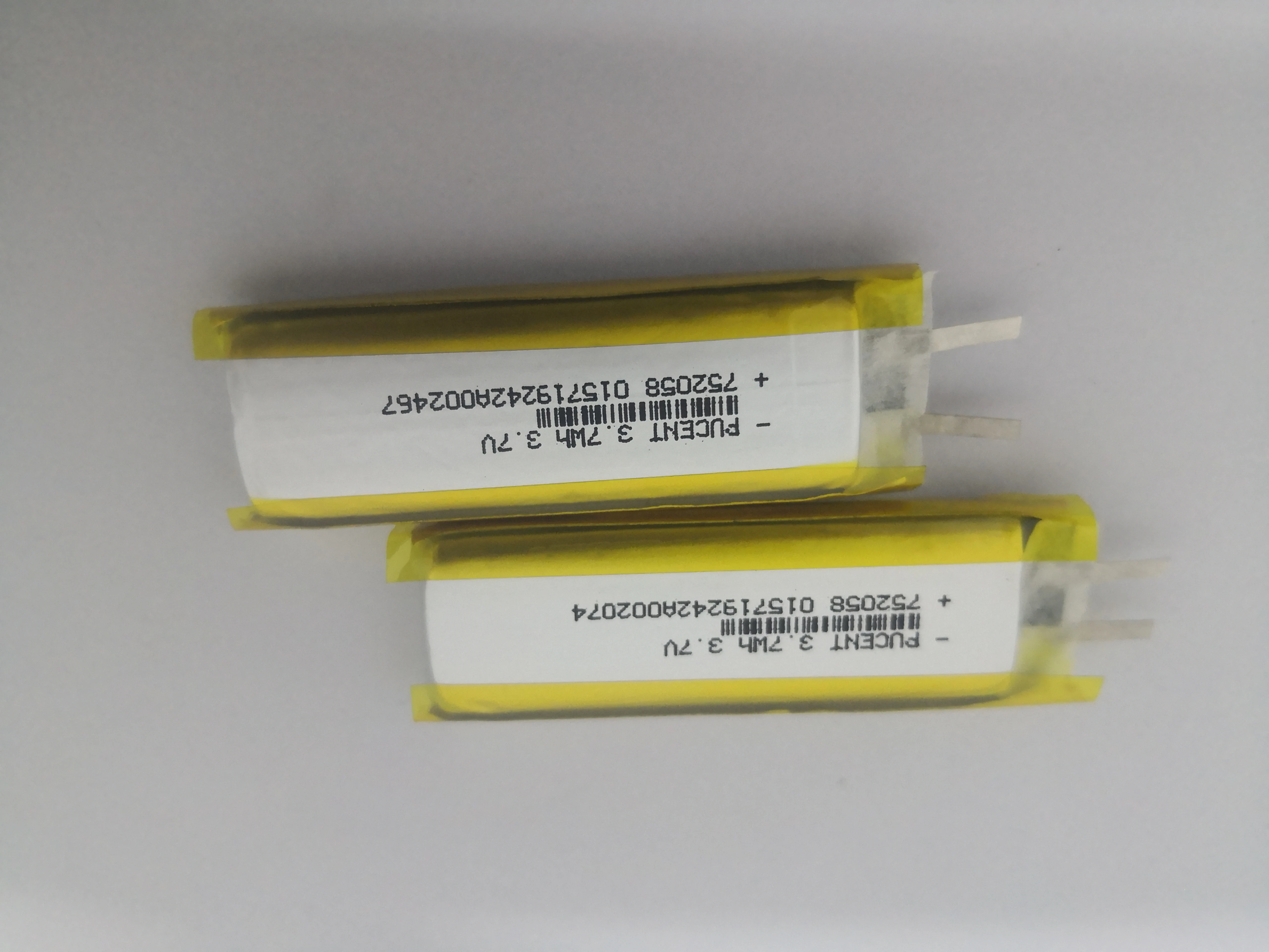 Высококачественный литий-ионный аккумулятор 752058 102050 3.7Wh 3 7 v 1000mAh Lipo с сертификацией CE RoHS BIS