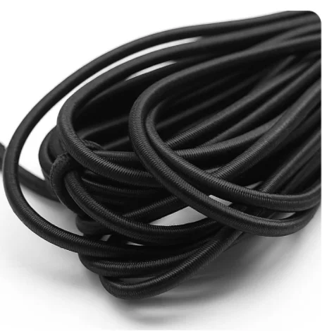 Drawstring Shoelaces for Clothing Backpack Bags for Home Textile Macrame Elastic Cord Stretch String Rope Band Waterproof 3mm