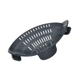 Hot Sale pots or bowle Snap N Silicone Strainer Water Drain Basket clip on strainer