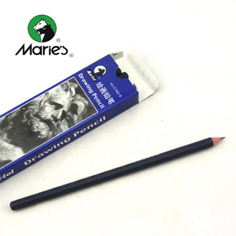 Карандаш Maries для черных скетчей профессиональный карандаш рисования HB 2H B 2B 3B 4B 5B 6B 7B 8B 10B 12B 14B художественные канцелярские принадлежности
