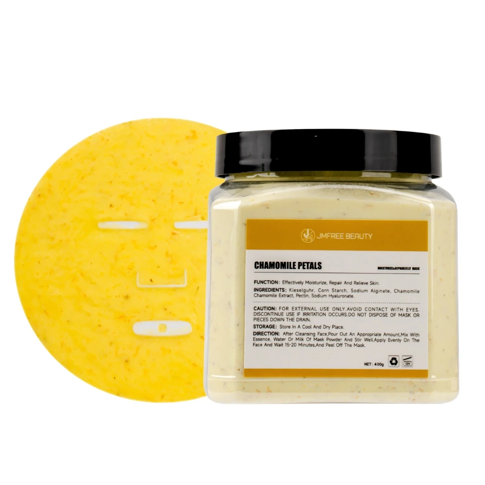 JMFREE Customize Private Label Hydrating Brighten Crystal Jelly Mask Organic Hydro Whitening Chamomile Jelly Facial Mask