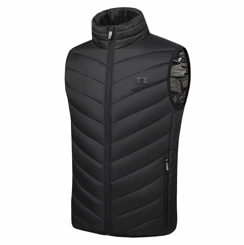 Battery Heated Winter Unisex Vest Dual Control Zone 17 Heated Vest Heating Thermal Clothing Lightweight Vest