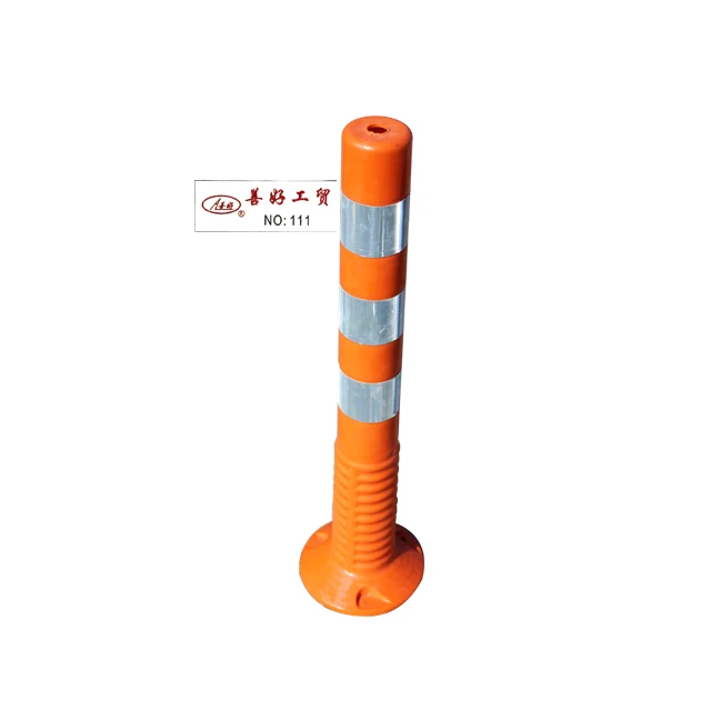 Hot sale traffic plastic column removable warning post traffic road bollard