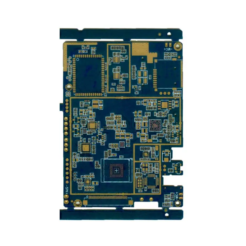 High quality half-hole PCB with 6-layer HDI second-order gold sinking process Multilayer PCB assembly/PCB Manufacturer in China