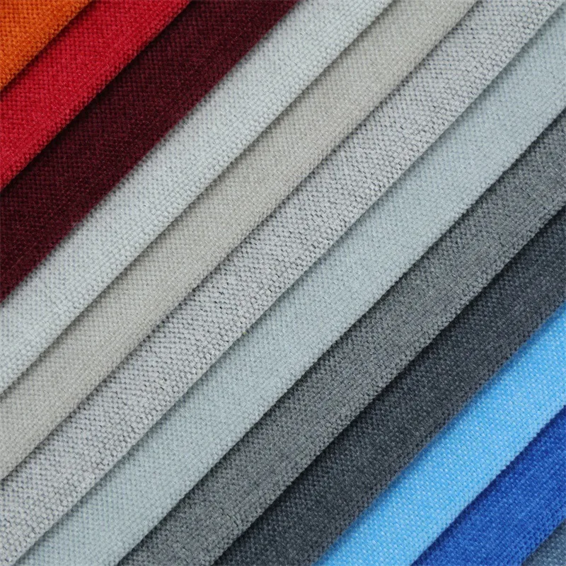 100% Polyester Jacquard Rib Herringbone Dobby Tricot Breathable Yarn-Dyed Twill Comfortable Upholstery Microfiber Fabric Plain