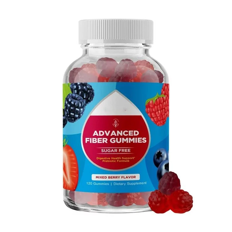 Prebiotic Fiber Supplement Gummies for Digestive and Immune Support Sugar Free Fiber Well Gummies With Private label wholesale