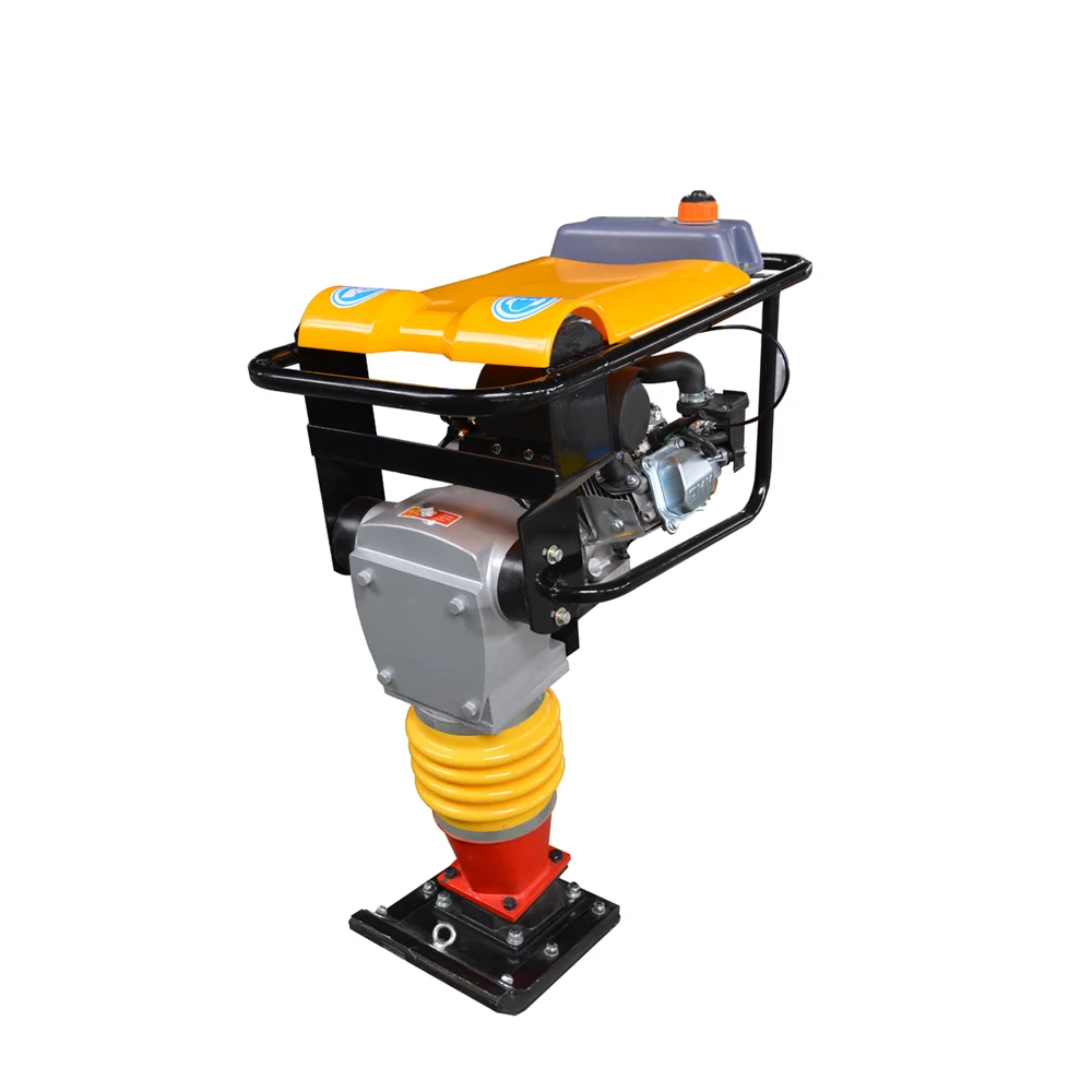 HCR90LX Large aluminum housing soil compactor engine earth tampering rammer vibrator motor price lifan gasoline vibration plate