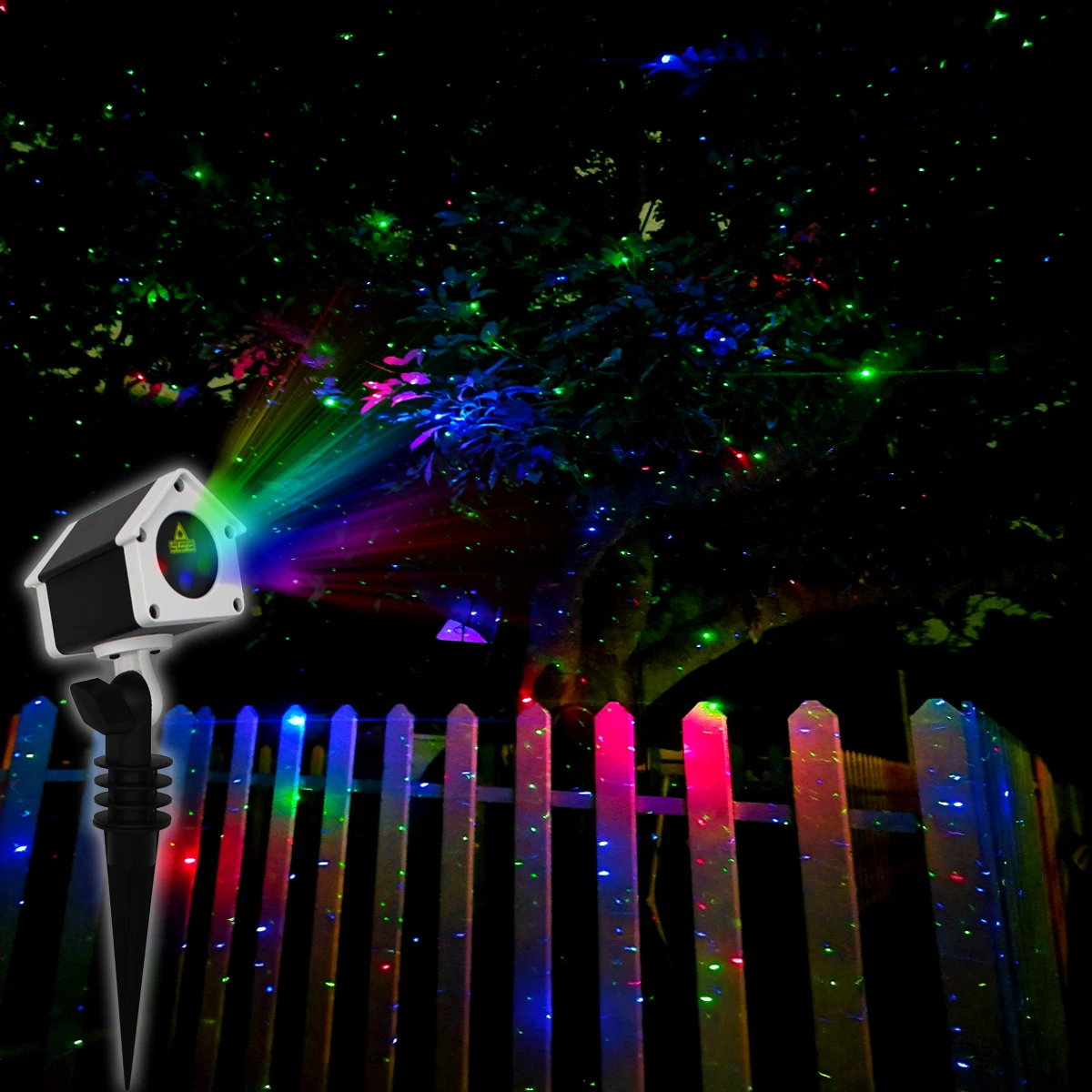 Top quality lower price aluminum rgb outdoor garden projector LED laser Lights Christmas Laser Projector Home Garden Holiday Dec