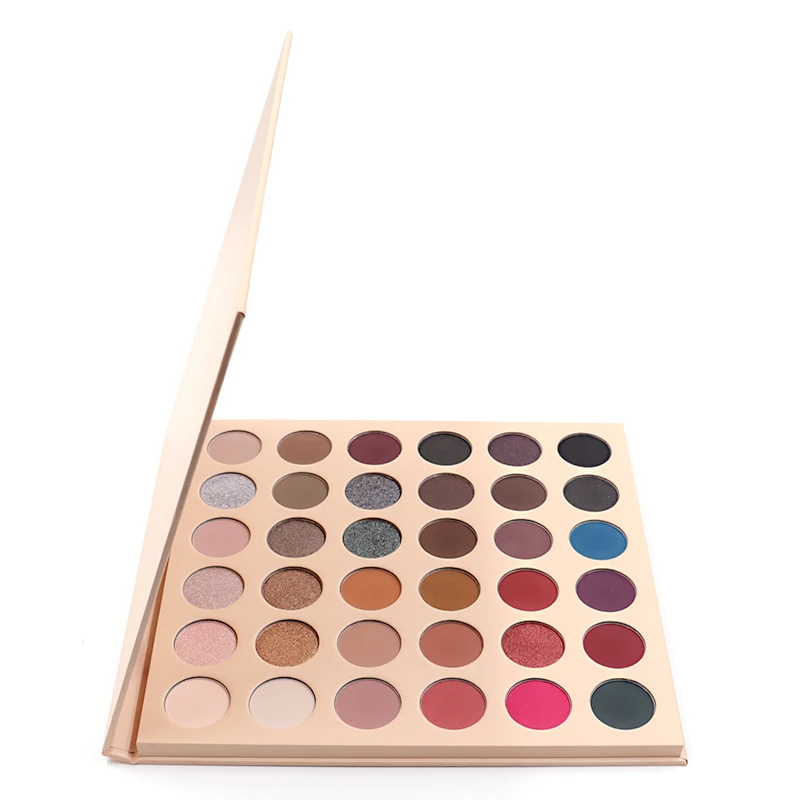 New style high quality 36 color eyeshadow palette matte eye shadow makeup