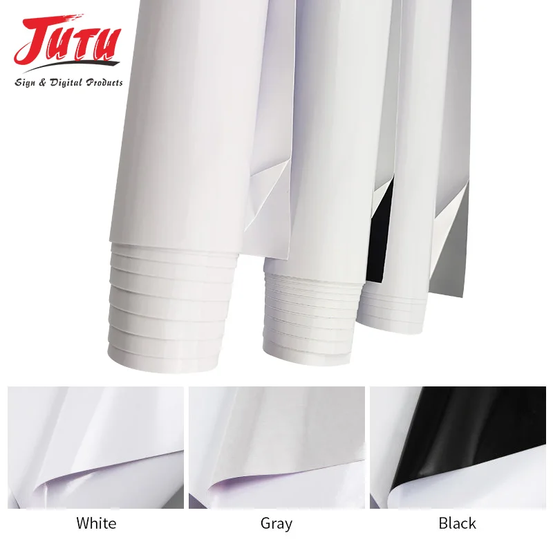 120g 140g Air Free Gloss Matte White Permanent Grey Glue Self Adhesive Inkjet Printable Vinyl Rolls