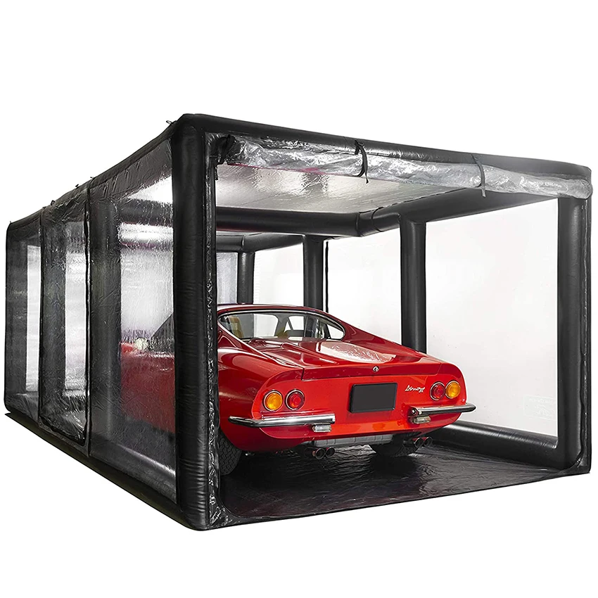 Durable Outdoor PVC Carport Clear Parking Tent Dust Proof Feature Inflatable Garage Car Cover Advertising Inflatables Car Tent