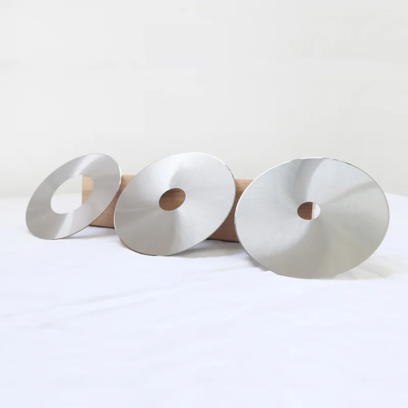 Passion OEM/ODM tungsten carbide tobacco cutting knife carbide circular knife for cigar making tobacco leaf knife