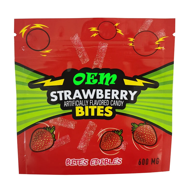 Фабричный цветочный пакет из мастики, съедобный лавсаровый пакет 500 мг, мешки из алюминиевой фольги, влагонепроницаемые мешки для конфет