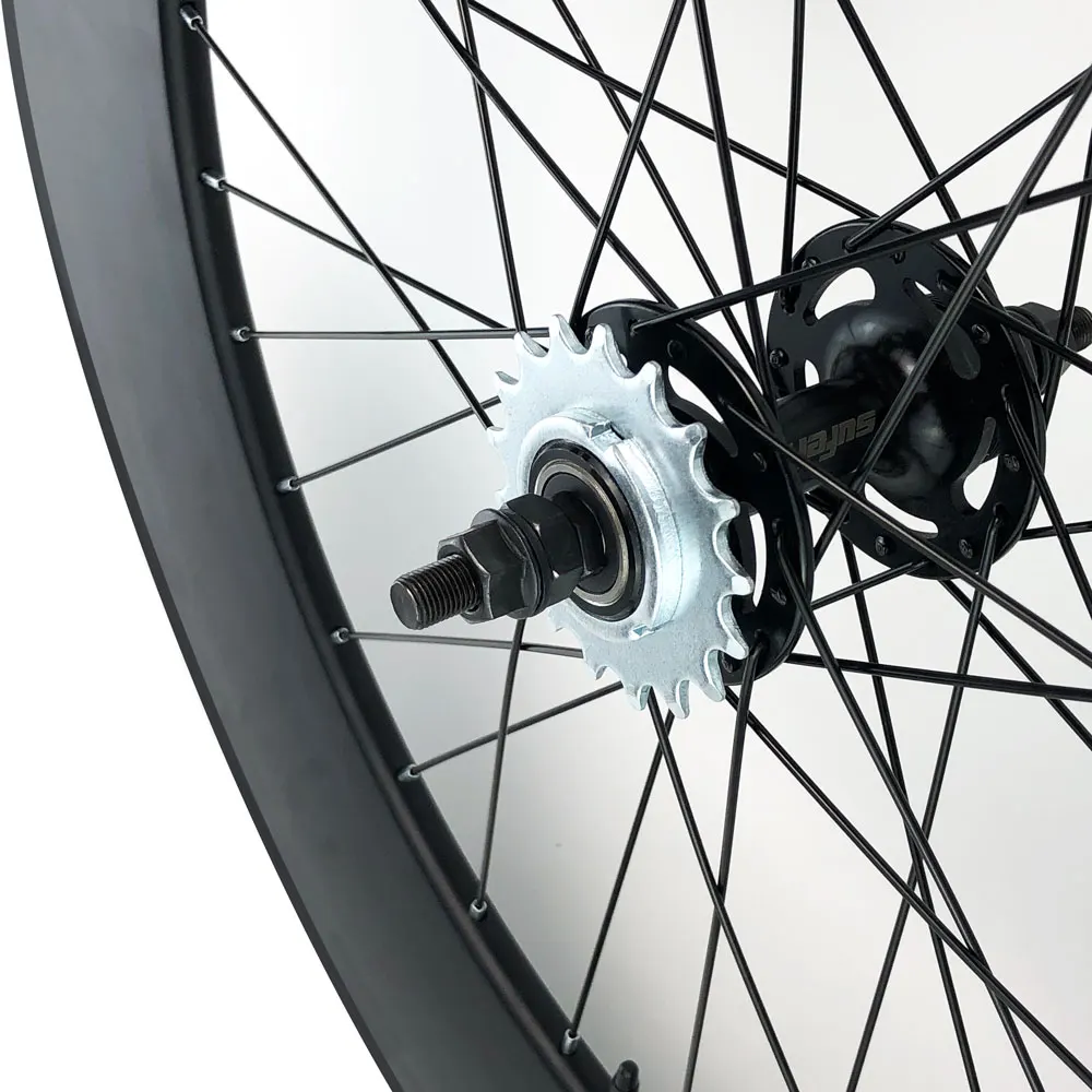 Good Aluminum Alloy Fixed Gear Wheelset 90mm Width Single Speed Fixed Gear Wheel Set 700C Fixie Wheelset