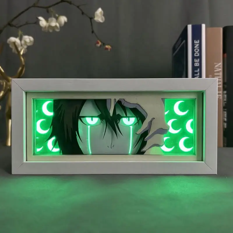 156 Designs One Pieces Demon Slayer 3d Paper Carving Lamp Dragoned Ball Goku LED Light Box Outdoor Cosplay Anime Series Craft