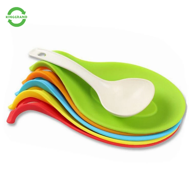 Heat Resistant Kitchen Utensils Spoon Holder Silicone Spoon Rest