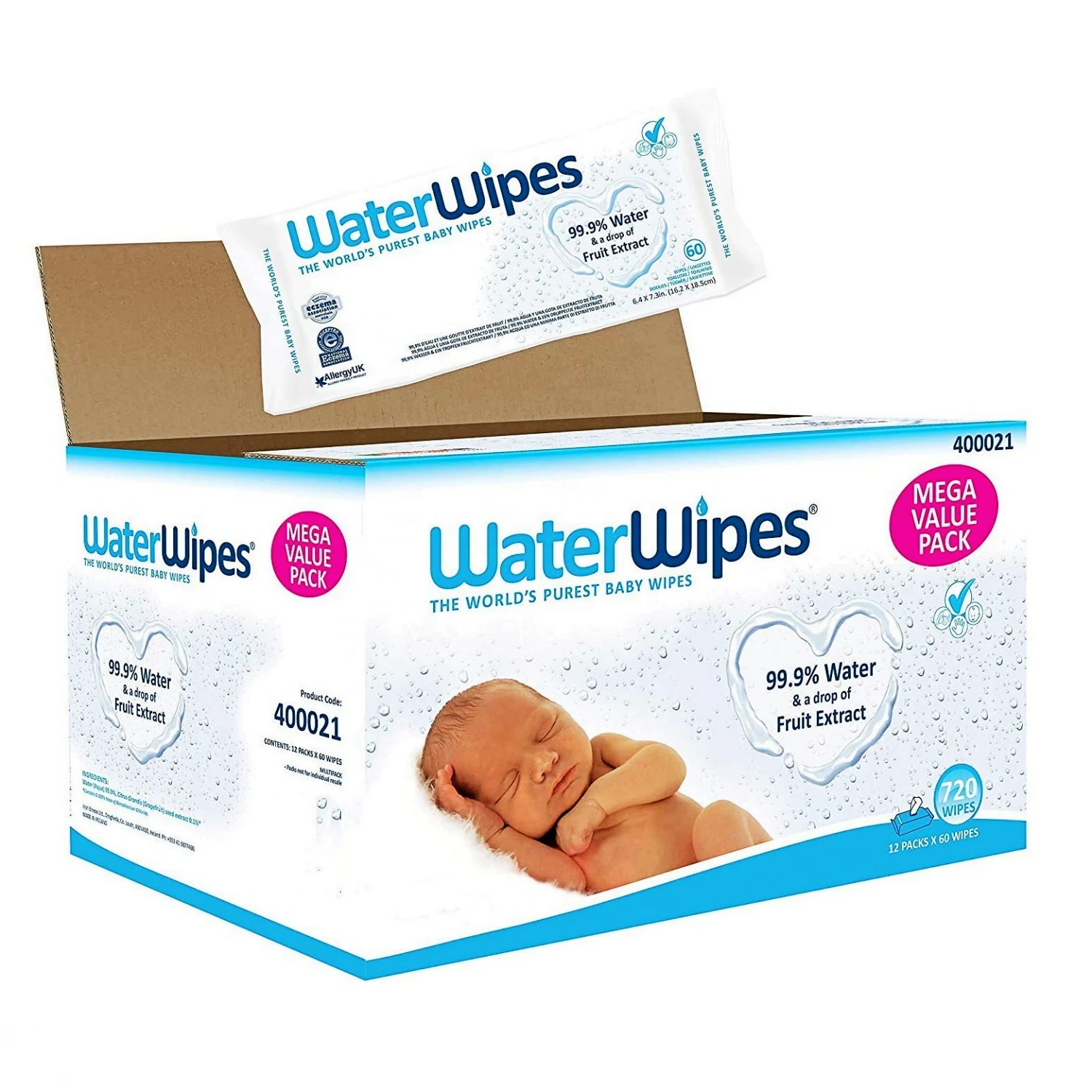 2022  Pamper Baby  Wipes Natural Wipes Soft Organic  Water Wet Baby Wipes for Baby