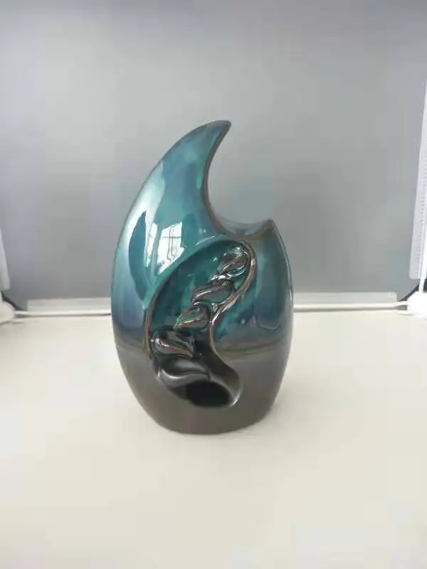 Factory Price New Design Ceramic Waterfall Backflow Censer Incense Cone Burner