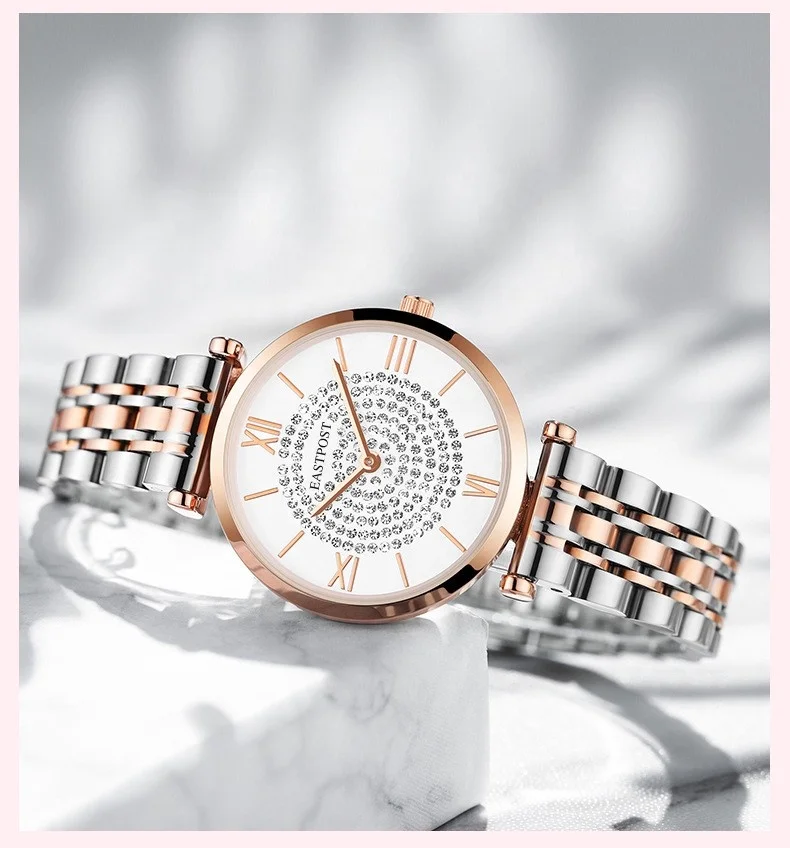 stainless steel LOW LOGO diamond sky star Women Charms waterproof watches quartz wrist watch ladies gift souvenir wristwatch