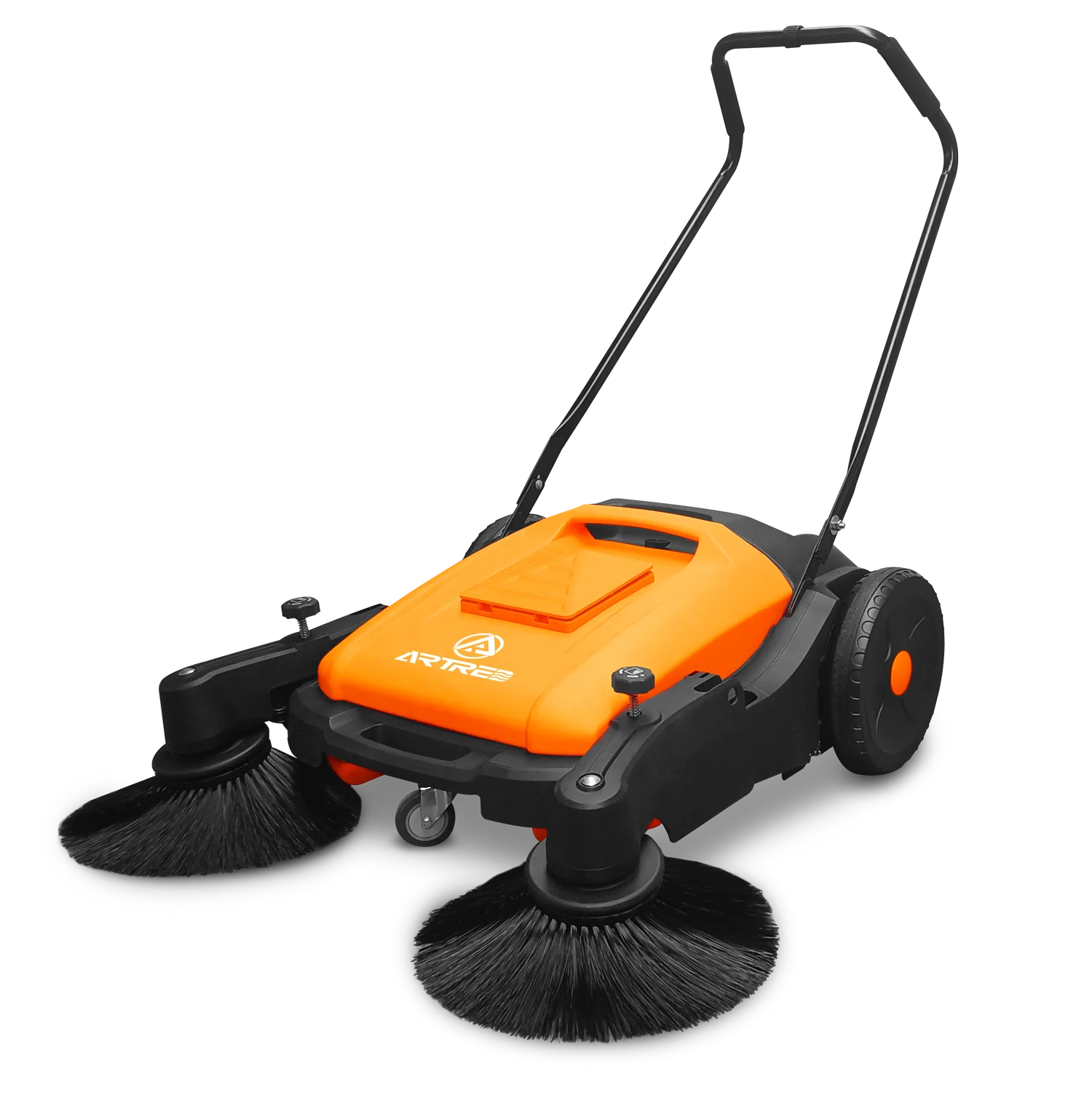 hand push manual road sweeper machine street sweeper